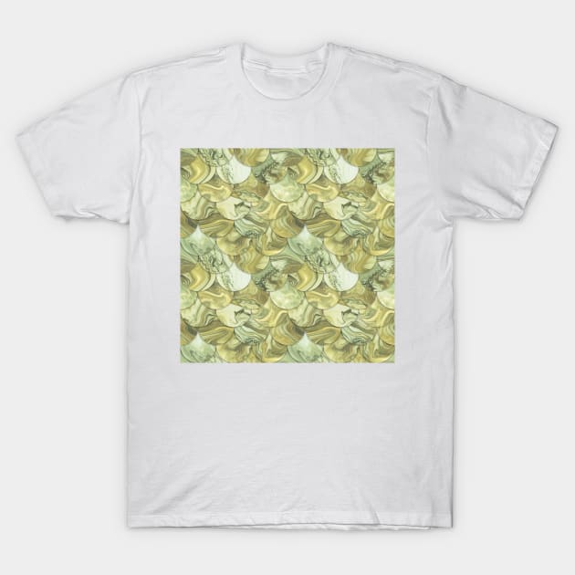 Green scales T-Shirt by krinichnaya